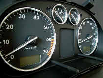 VW Polo  6N Tachoringe Chromringe ohne  FIS