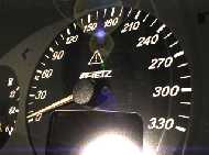 Tachoscheiben für Mercedes bis 300km/h